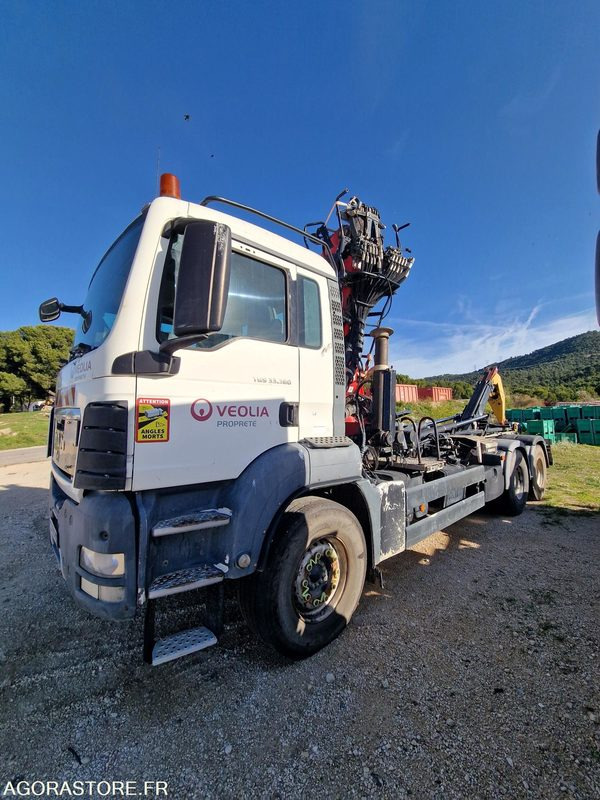 PORTEUR MOVI GRUE MAN 26T 6X4 GUIMA de 2013 - 167 500 km (R32296) - Truck: picture 2 PORTEUR MOVI GRUE MAN 26T 6X4 GUIMA de 2013 - 167 500 km (R32296) - Truck: picture 2
