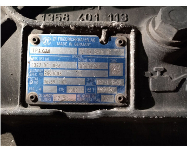 DAF XF 106 EURO 6 - Gearbox for Truck: picture 5 DAF XF 106 EURO 6 - Gearbox for Truck: picture 5