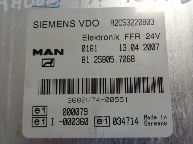 MAN TGX - ECU for Truck: picture 2 MAN TGX - ECU for Truck: picture 2