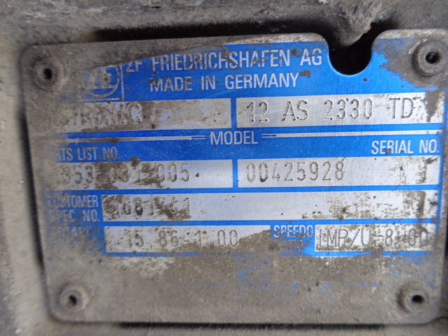 ZF good condition gearbox 12AS2330TD 12AS2330 TD - Gearbox for Truck: picture 5 ZF good condition gearbox 12AS2330TD 12AS2330 TD - Gearbox for Truck: picture 5