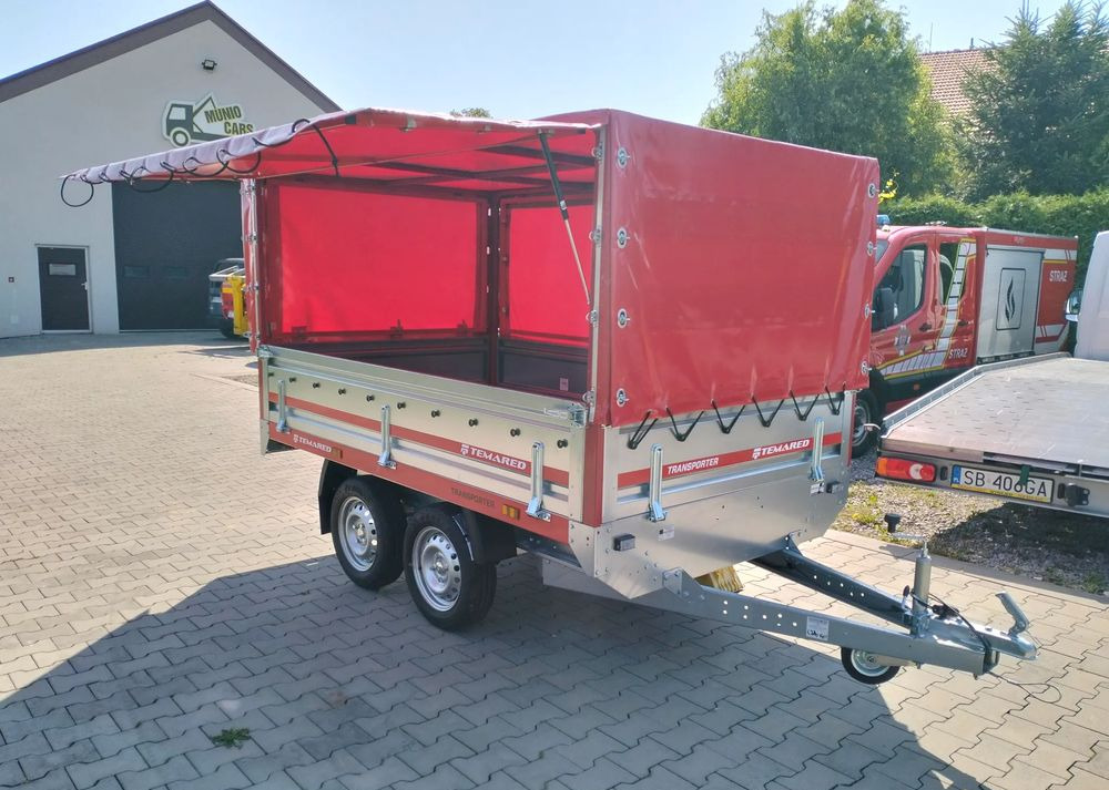 New Dropside/ Flatbed trailer TEMARED 2osie 750kg straż strażacka pożarnicza: picture 6