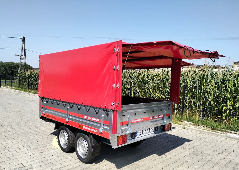 TEMARED 2osie 750kg straż strażacka pożarnicza - Dropside/ Flatbed trailer: picture 4 TEMARED 2osie 750kg straż strażacka pożarnicza - Dropside/ Flatbed trailer: picture 4