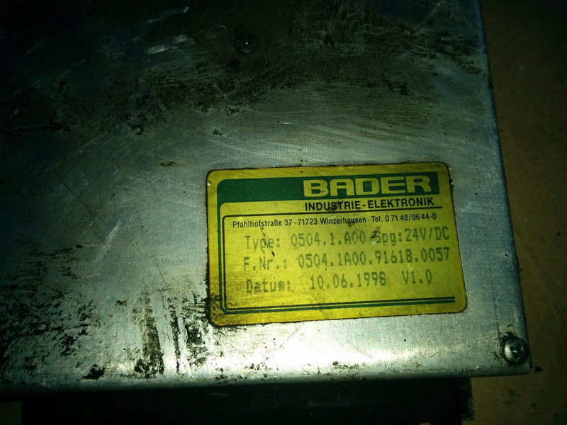 Bosch Bader 0504.1.A00 EST-32 - ECU: picture 5 Bosch Bader 0504.1.A00 EST-32 - ECU: picture 5