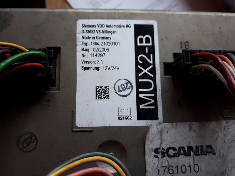 Scania MUX2-B MUX2-M.MUX2-B+/ ZR2-BS/ ZR2-BD - ECU: picture 3 Scania MUX2-B MUX2-M.MUX2-B+/ ZR2-BS/ ZR2-BD - ECU: picture 3