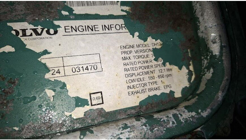 Volvo DH12D 420EC01. DH12E340EC06 . - Engine: picture 4 Volvo DH12D 420EC01. DH12E340EC06 . - Engine: picture 4