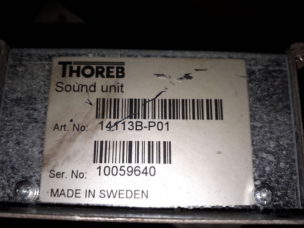 Volvo THOREB NODE/ Scania Volvo Scania - ECU for Bus: picture 4 Volvo THOREB NODE/ Scania Volvo Scania - ECU for Bus: picture 4
