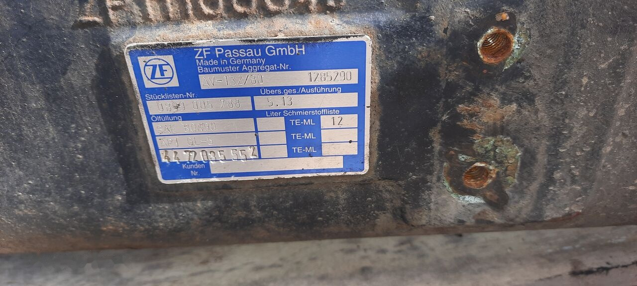 ZF Eaton Neoplan 660.4.22 Mersedes 407. Citara-2.84 DAF-1339G.2.93 Scania - Rear axle for Bus: picture 1 ZF Eaton Neoplan 660.4.22 Mersedes 407. Citara-2.84 DAF-1339G.2.93 Scania - Rear axle for Bus: picture 1