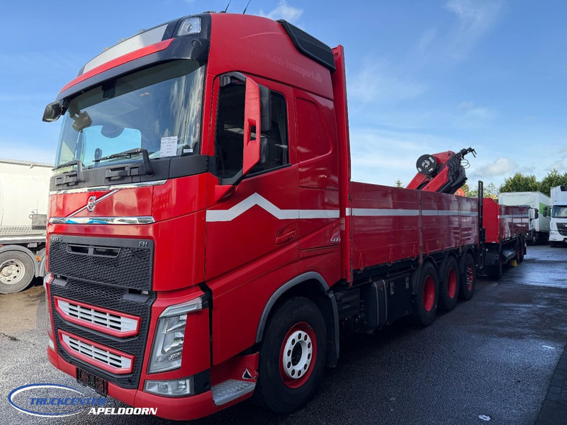Volvo FH 500 8x4, HMF 2120 K4 + Rotator, + Krone trailer - Dropside/ Flatbed truck, Crane truck: picture 3 Volvo FH 500 8x4, HMF 2120 K4 + Rotator, + Krone trailer - Dropside/ Flatbed truck, Crane truck: picture 3