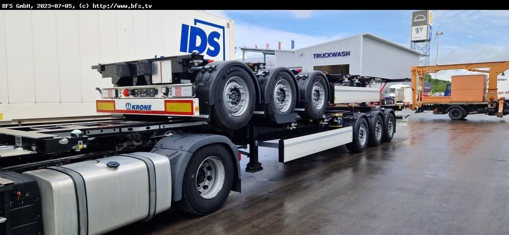 Krone Sattelauflieger Container Chassi SDC 27 eLTU5-2 Krone Sattelauflieger Container Chassi SDC 27 eLTU5-2 - Container transporter/ Swap body semi-trailer: picture 2 Krone Sattelauflieger Container Chassi SDC 27 eLTU5-2 Krone Sattelauflieger Container Chassi SDC 27 eLTU5-2 - Container transporter/ Swap body semi-trailer: picture 2