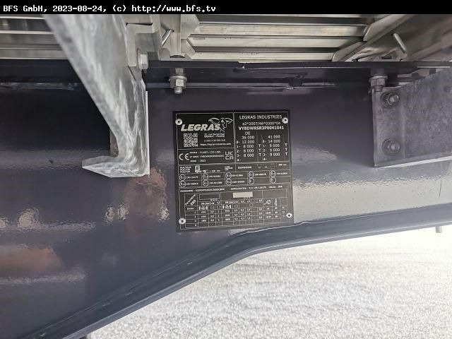 Legras Schubboden FMA SEITENTÜRER, 88 m³ - Walking floor semi-trailer: picture 2 Legras Schubboden FMA SEITENTÜRER, 88 m³ - Walking floor semi-trailer: picture 2