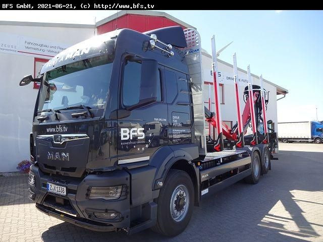 MAN TGS (TG3) 26.510 6x4H-4 BL CH Kurzholz Bio Öl - Timber truck: picture 1 MAN TGS (TG3) 26.510 6x4H-4 BL CH Kurzholz Bio Öl - Timber truck: picture 1
