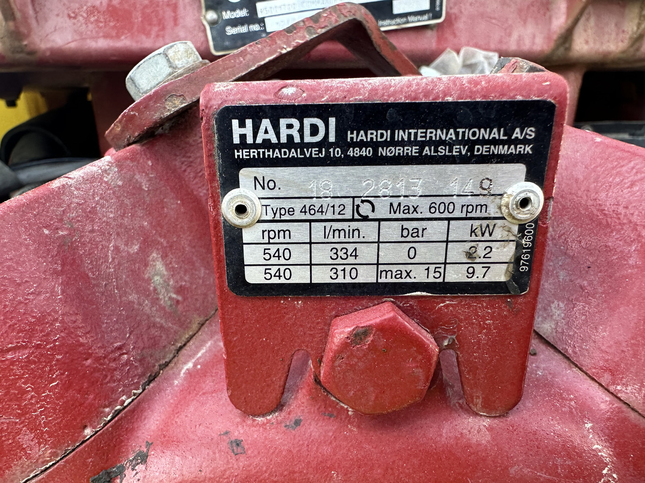 Hardi Commander 4400 30m GPS - Trailed sprayer: picture 3 Hardi Commander 4400 30m GPS - Trailed sprayer: picture 3