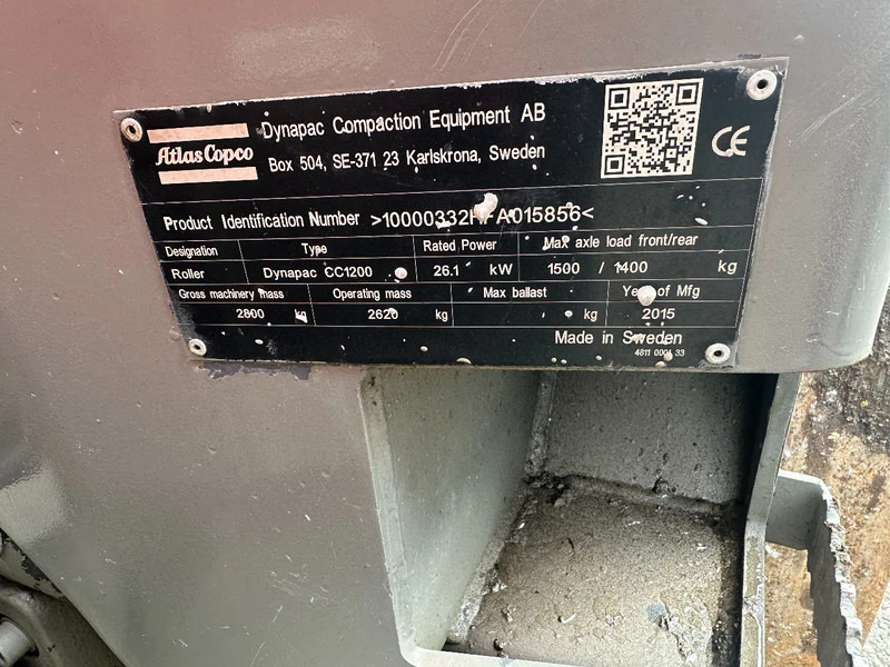 Roller Dynapac CC1200, CE, 1320 HOURS: picture 13 Roller Dynapac CC1200, CE, 1320 HOURS: picture 13