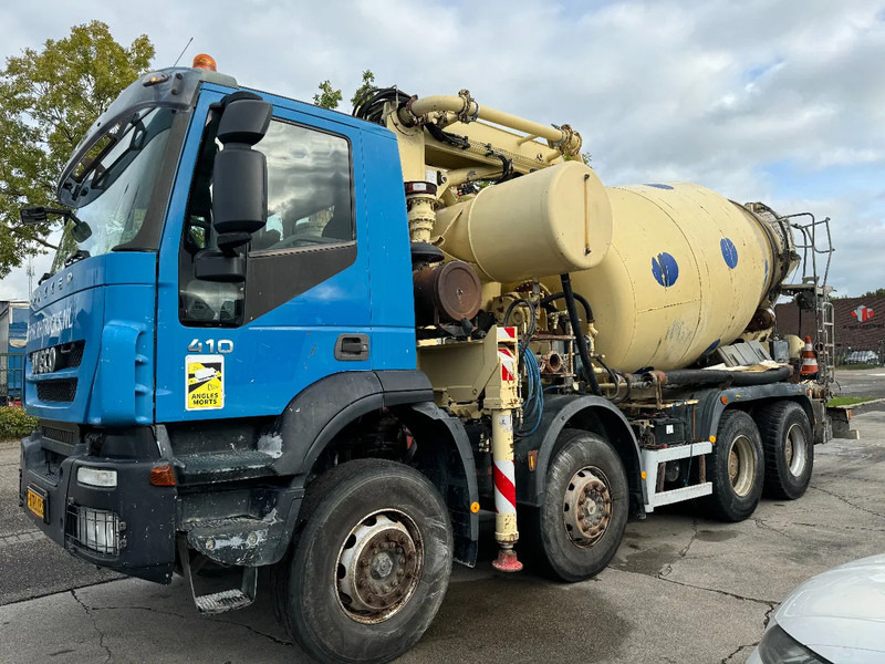 Concrete pump truck Iveco Eurotrakker 410 8X4 CIFA PUMP 24M + MIXER FULL STEEL + REMOTE CONTROL: picture 10