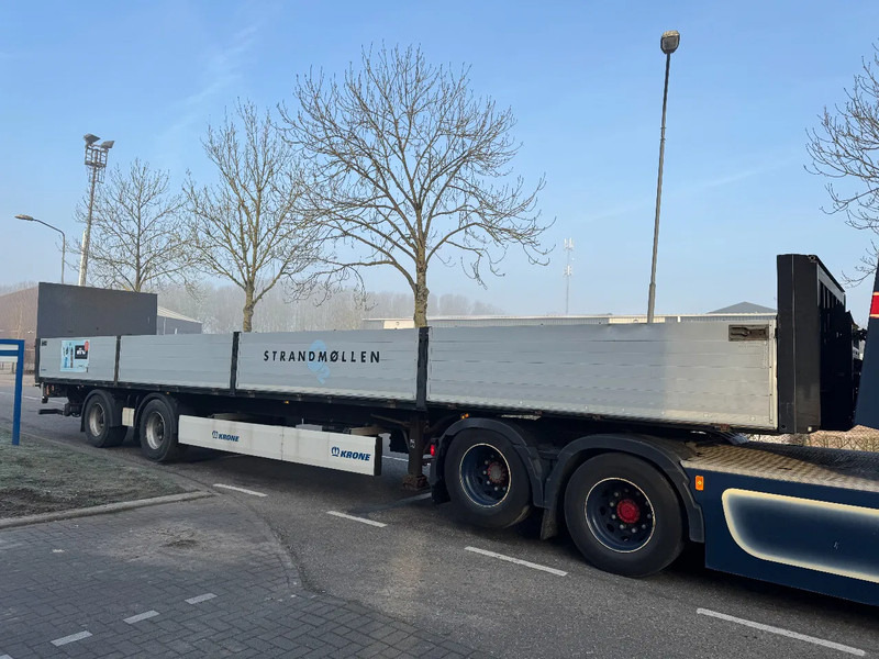 Krone SZ - 2 AXLE BPW + STEERING + ZEPRO Z 2500-150 MA LIFT - Dropside/ Flatbed semi-trailer: picture 1 Krone SZ - 2 AXLE BPW + STEERING + ZEPRO Z 2500-150 MA LIFT - Dropside/ Flatbed semi-trailer: picture 1
