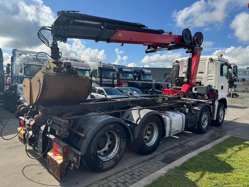 Cable system truck, Crane truck MAN TGA 35.440 8X2 - EURO 4 + HMF 2620K-RC 2018! + REMOTE + HYDRAUTO CABLE LIFT + LIFTING AXLE: picture 18