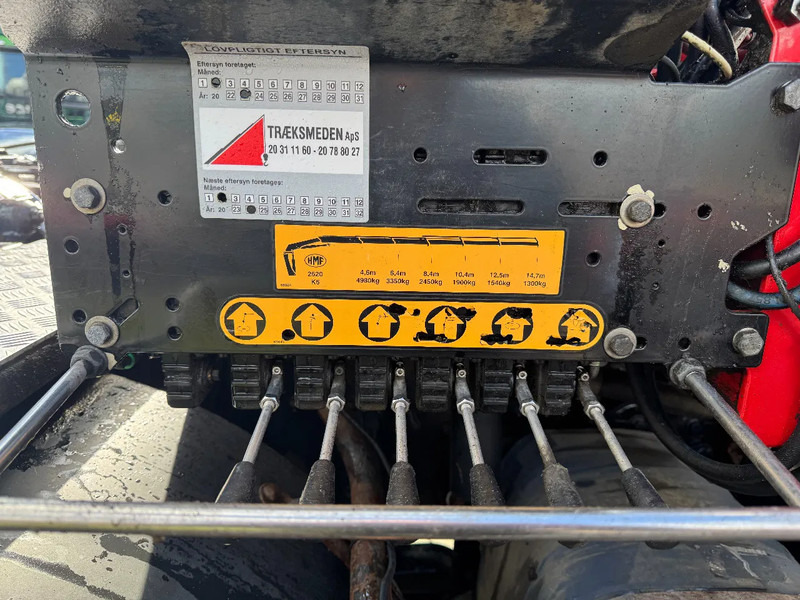 Cable system truck, Crane truck MAN TGA 35.440 8X2 - EURO 4 + HMF 2620K-RC 2018! + REMOTE + HYDRAUTO CABLE LIFT + LIFTING AXLE: picture 11