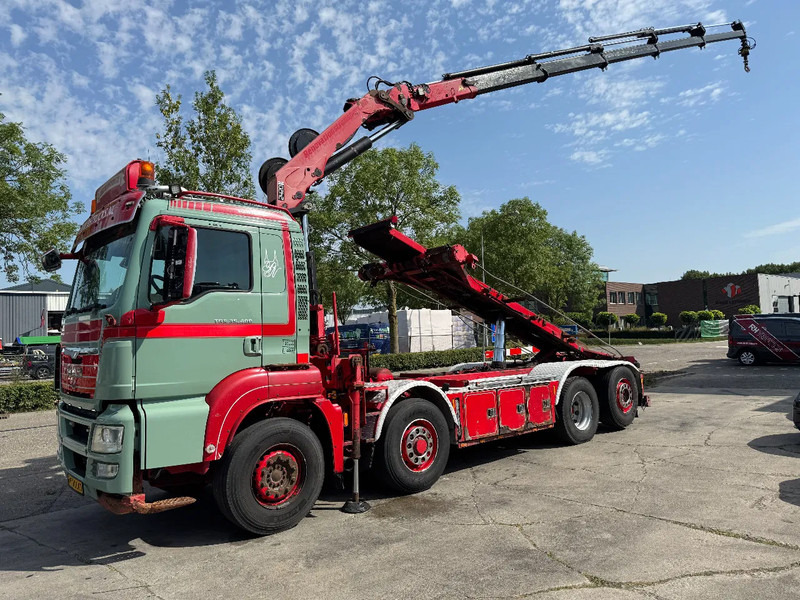 MAN TGS 35.480 8X4 HMF 2420 K5 + HMF ABLE + REMOTE CONTROL - Cable system truck, Crane truck: picture 2 MAN TGS 35.480 8X4 HMF 2420 K5 + HMF ABLE + REMOTE CONTROL - Cable system truck, Crane truck: picture 2