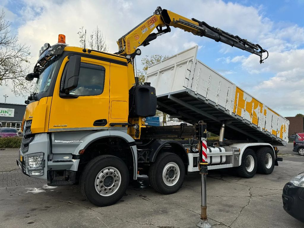 Mercedes-Benz Actros 4448 - 8X4 + EURO 6 + FASSI F315 + REMOTE - Dropside/ Flatbed truck, Crane truck: picture 1 Mercedes-Benz Actros 4448 - 8X4 + EURO 6 + FASSI F315 + REMOTE - Dropside/ Flatbed truck, Crane truck: picture 1