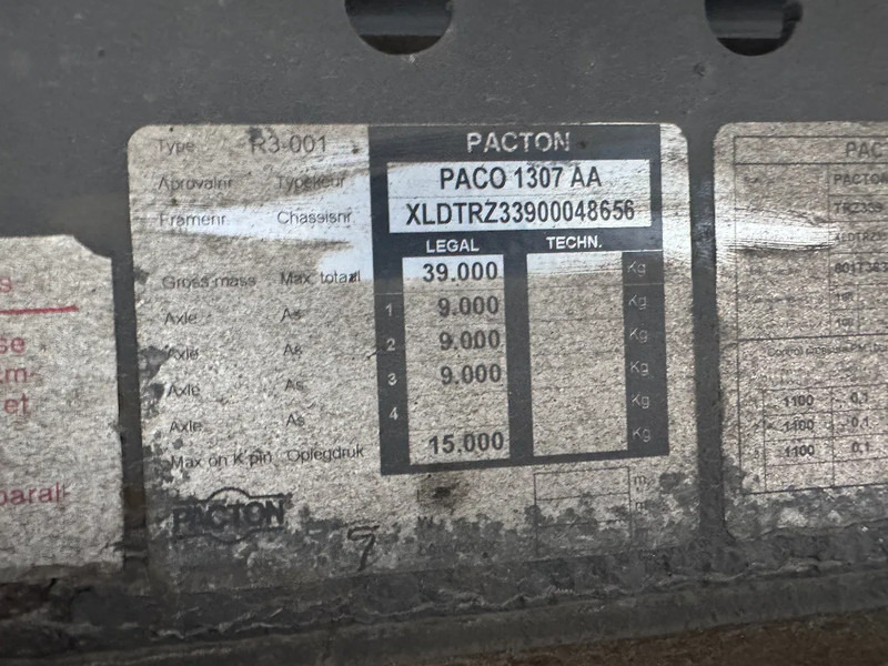 Leasing of Pacton TRZ CARRIER MAXIMA 1300 D/E Pacton TRZ CARRIER MAXIMA 1300 D/E: picture 7