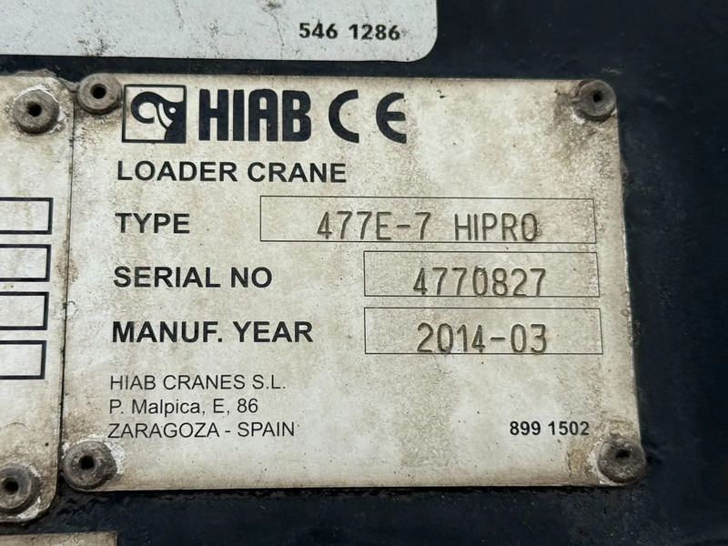 Crane truck Renault Premium 430 8X4 EEV + HIAB 477 E-7 HIPRO + REMOTE: picture 9 Crane truck Renault Premium 430 8X4 EEV + HIAB 477 E-7 HIPRO + REMOTE: picture 9