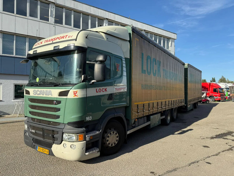 Scania R450 6X2 + DRACO AANHANGER 2010 TUV TILL 17-08-2026 - Curtainsider truck: picture 2 Scania R450 6X2 + DRACO AANHANGER 2010 TUV TILL 17-08-2026 - Curtainsider truck: picture 2