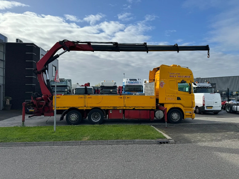 Scania R500 V8 6X2 EURO 5 + HIAB 377EP-4XS + REMOTE CONTROL + RETARDER - Dropside/ Flatbed truck, Crane truck: picture 1 Scania R500 V8 6X2 EURO 5 + HIAB 377EP-4XS + REMOTE CONTROL + RETARDER - Dropside/ Flatbed truck, Crane truck: picture 1