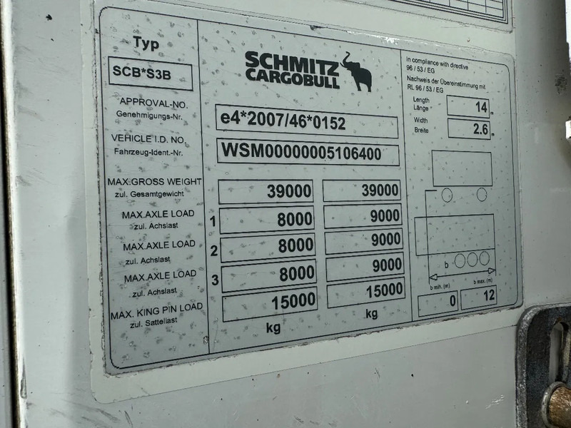 Refrigerator semi-trailer Schmitz Cargobull THERMO KING SLXE200 BPW AXLE: picture 10
