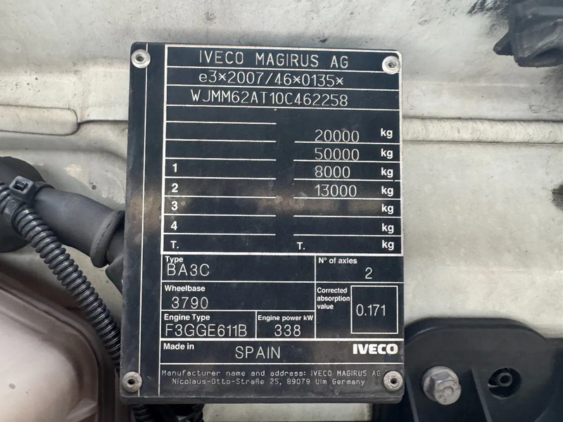 Tractor unit Iveco S-WAY 460 4X2 EURO 6 SKIRTS DOUBLE TANK: picture 15 Tractor unit Iveco S-WAY 460 4X2 EURO 6 SKIRTS DOUBLE TANK: picture 15