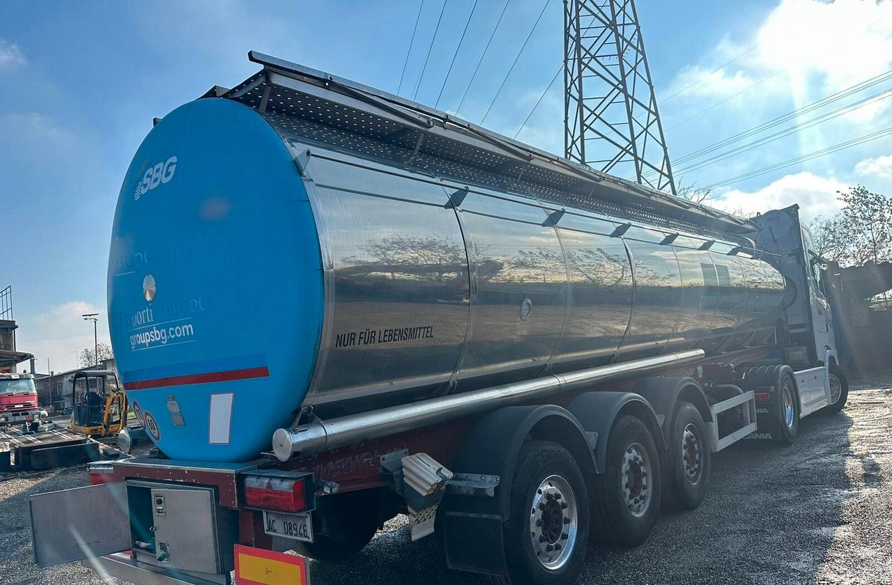 Semirimorchio cisterna Menci trasporto alimentari - Tank semi-trailer: picture 1 Semirimorchio cisterna Menci trasporto alimentari - Tank semi-trailer: picture 1