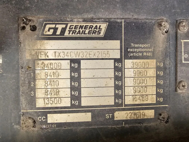 Dropside/ Flatbed semi-trailer General Trailer SMB - DISC: picture 12 Dropside/ Flatbed semi-trailer General Trailer SMB - DISC: picture 12