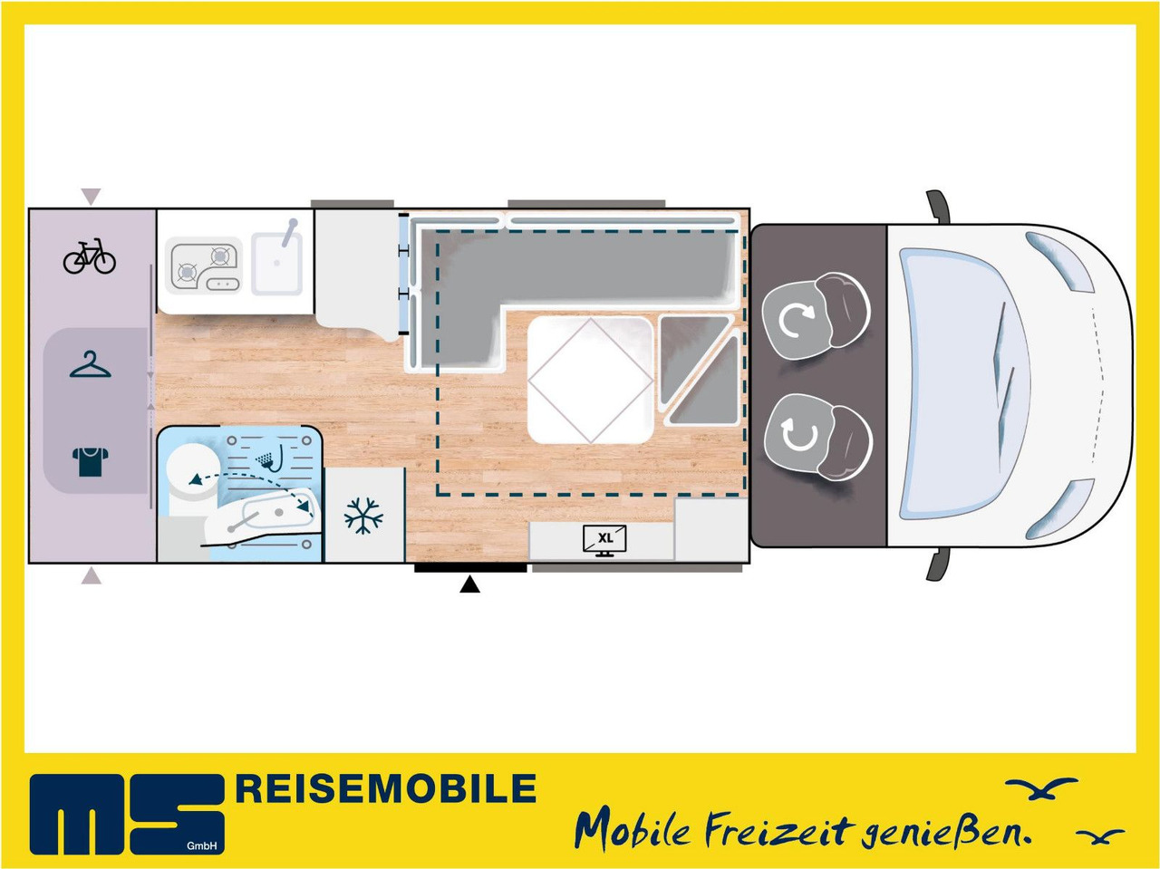 Chausson 660 TITANIUM / -2026 - / 165PS-8G. / XXL-HUBBETT - Semi-integrated motorhome: picture 2 Chausson 660 TITANIUM / -2026 - / 165PS-8G. / XXL-HUBBETT - Semi-integrated motorhome: picture 2