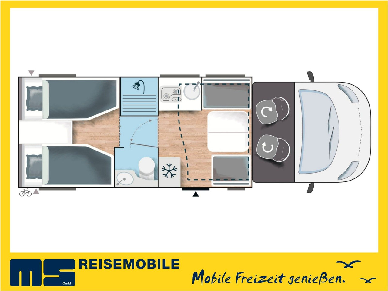 Chausson 797 TITANIUM / - 2026 - / 4.1T. / EINZELBETTEN - Semi-integrated motorhome: picture 2 Chausson 797 TITANIUM / - 2026 - / 4.1T. / EINZELBETTEN - Semi-integrated motorhome: picture 2