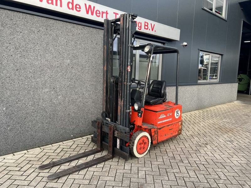 Linde e14 Heftruck Linde E14 Triplo 550 Freelift/Sideshift elektrisch - Electric forklift: picture 4 Linde e14 Heftruck Linde E14 Triplo 550 Freelift/Sideshift elektrisch - Electric forklift: picture 4