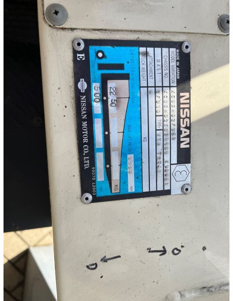 Nissan FG35U heftruck dulpo310 freelift 3e functie LPG COMPACT - LPG forklift: picture 5 Nissan FG35U heftruck dulpo310 freelift 3e functie LPG COMPACT - LPG forklift: picture 5