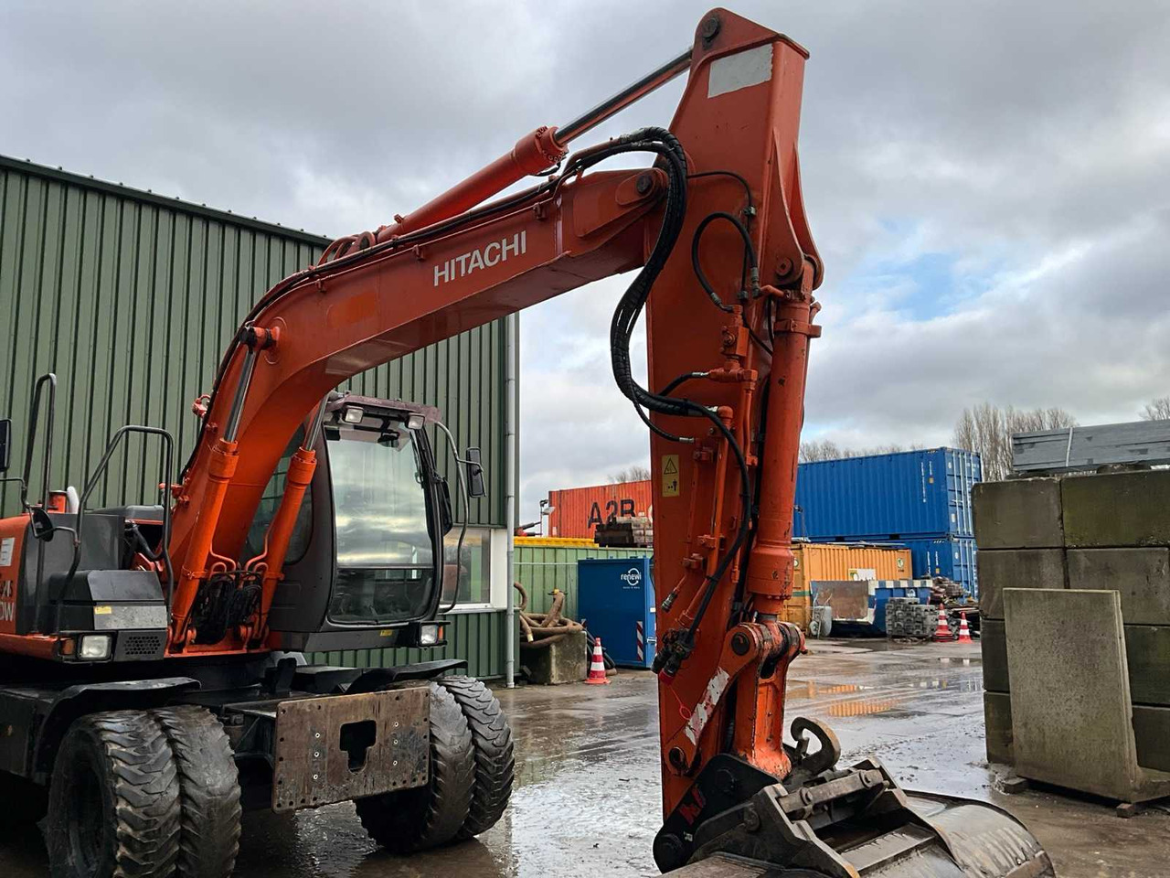 Wheel excavator 2007 HITACHI ZX130W WHEELED EXCAVATOR: picture 10