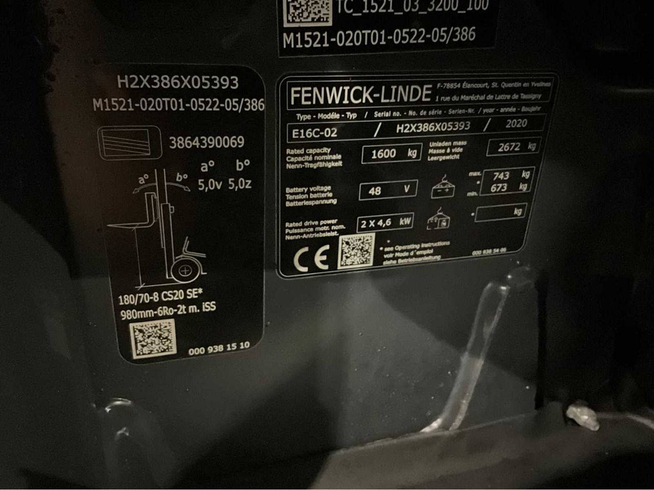 Forklift 2020 LINDE E16-02 1600KG 4888HOURS FORKLIFT: picture 17