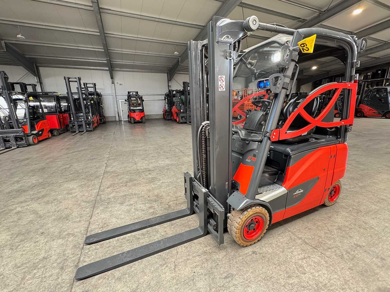 2020 SERVICE+UVV 07/2026 LINDE E16PH TRIPLEX 462CM ELECTRIC FORKLIFT 5,194 HOURS - Forklift: picture 1 2020 SERVICE+UVV 07/2026 LINDE E16PH TRIPLEX 462CM ELECTRIC FORKLIFT 5,194 HOURS - Forklift: picture 1