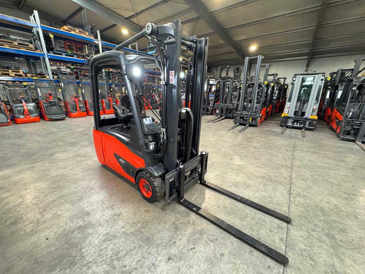 2020 SERVICE+UVV 10/2026 LINDE E16L 1.600KG DUPLEX FREE LIFT ELECTRIC FORKLIFT - Forklift: picture 5 2020 SERVICE+UVV 10/2026 LINDE E16L 1.600KG DUPLEX FREE LIFT ELECTRIC FORKLIFT - Forklift: picture 5