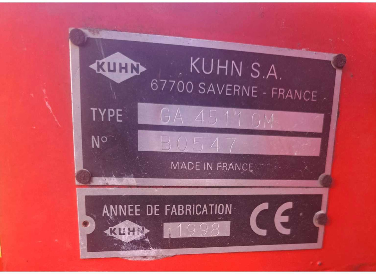 Kuhn GA 4511 - Agricultural machinery: picture 3 Kuhn GA 4511 - Agricultural machinery: picture 3