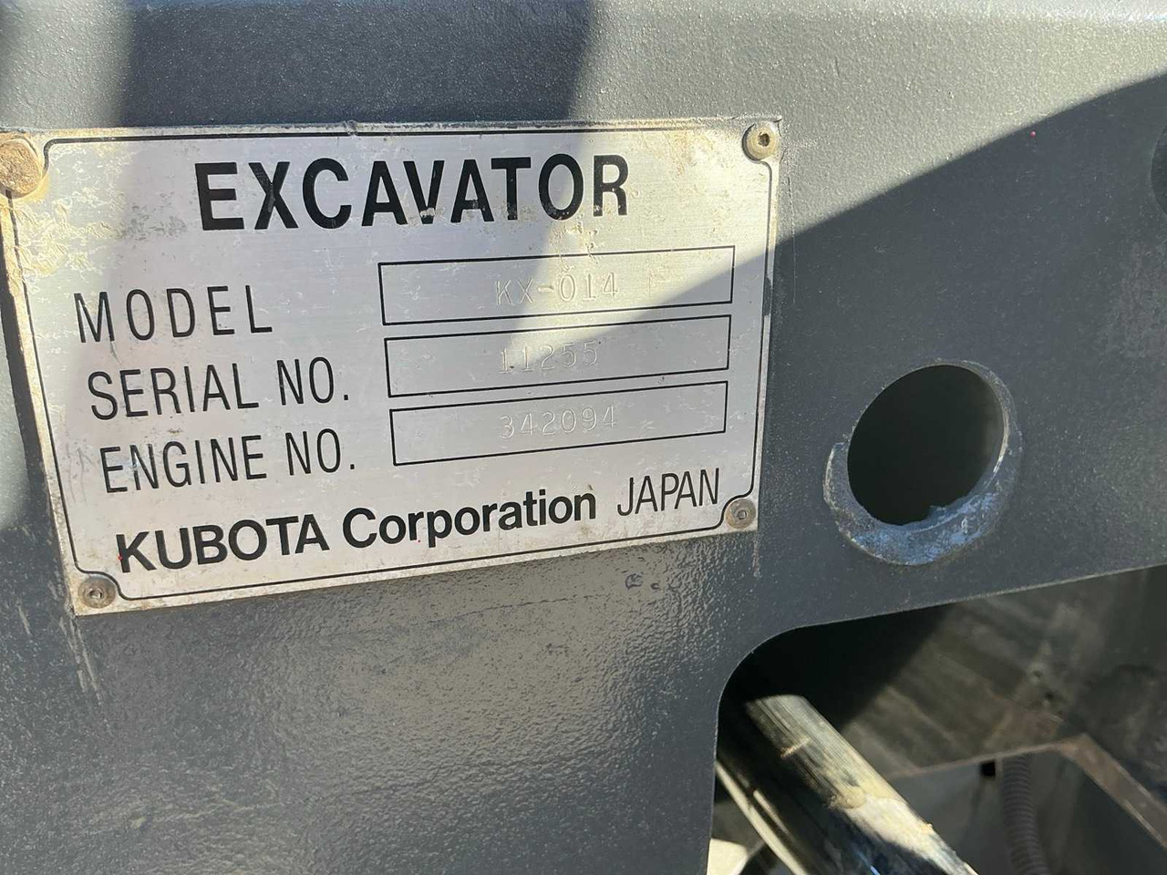 Mini excavator Kubota KX-014: picture 25
