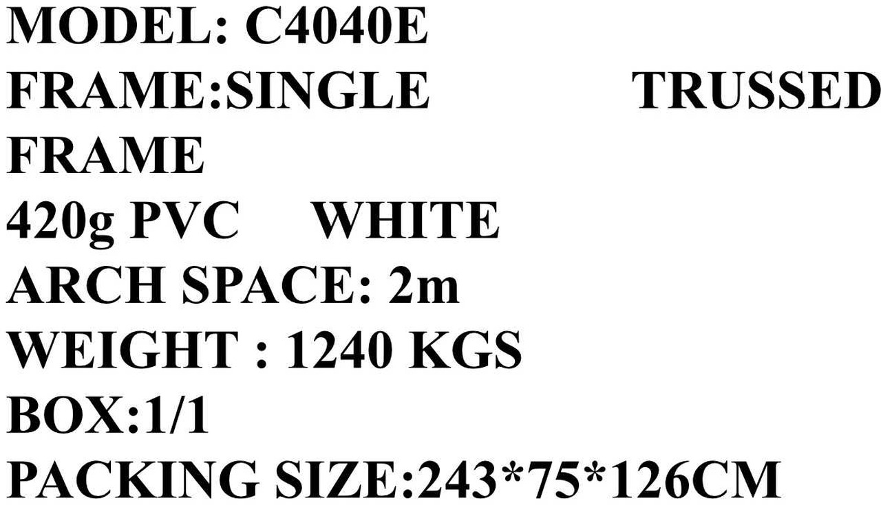 Rhino-Cross-Shelter C4040E - 12x12x4,5 m met eind zeil - Storage tank: picture 4 Rhino-Cross-Shelter C4040E - 12x12x4,5 m met eind zeil - Storage tank: picture 4