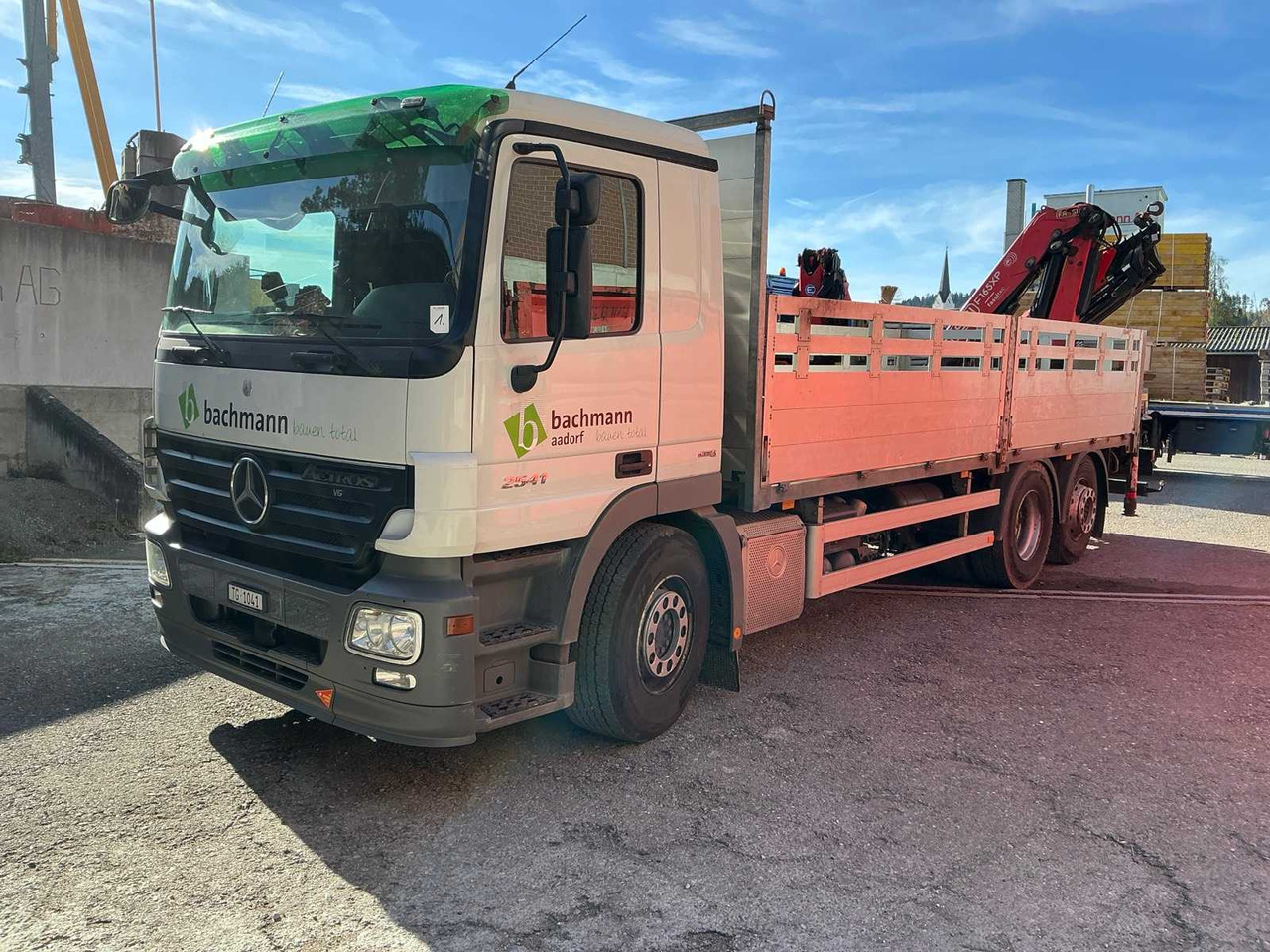 2008 MERCEDES-BENZ ACTROS 2541 TRUCK WITH REAR CRANE - Truck: picture 1 2008 MERCEDES-BENZ ACTROS 2541 TRUCK WITH REAR CRANE - Truck: picture 1