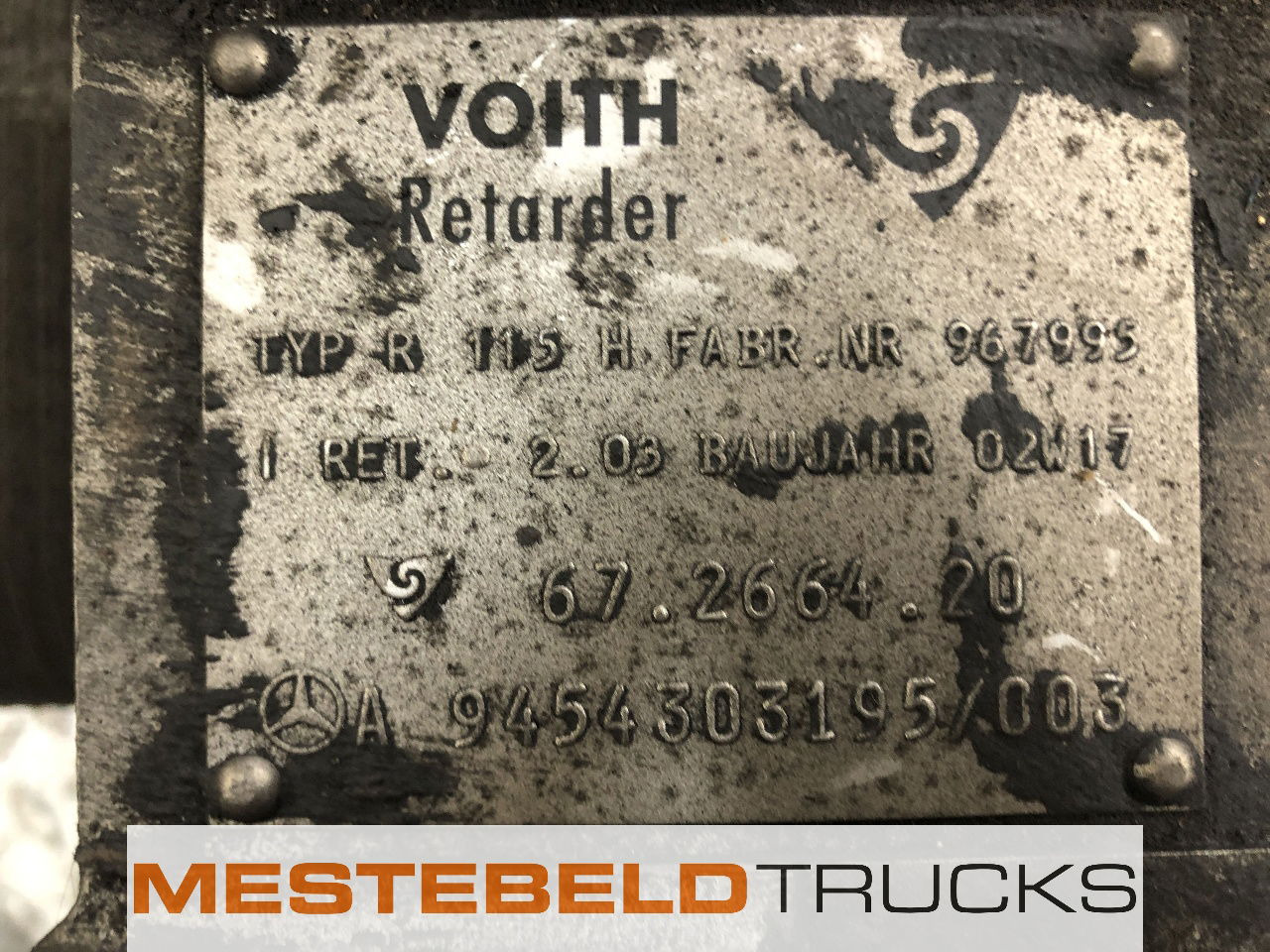 Mercedes-Benz Retarder Voith R115H - Gearbox and parts for Truck: picture 3 Mercedes-Benz Retarder Voith R115H - Gearbox and parts for Truck: picture 3