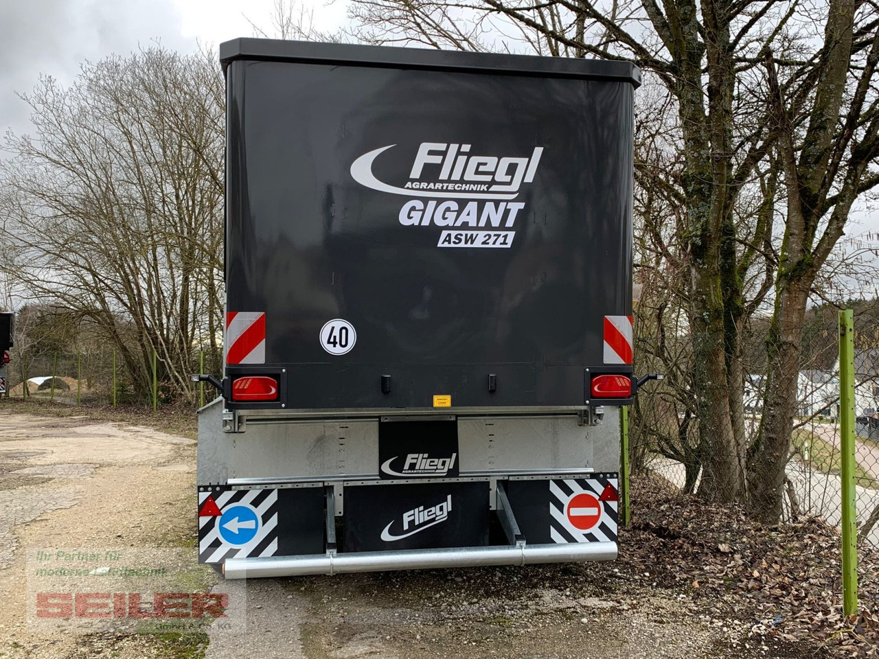 Fliegl ASW 271 C FOX Lenkachse 22,5" 35m³ - Self-loading wagon: picture 4 Fliegl ASW 271 C FOX Lenkachse 22,5" 35m³ - Self-loading wagon: picture 4