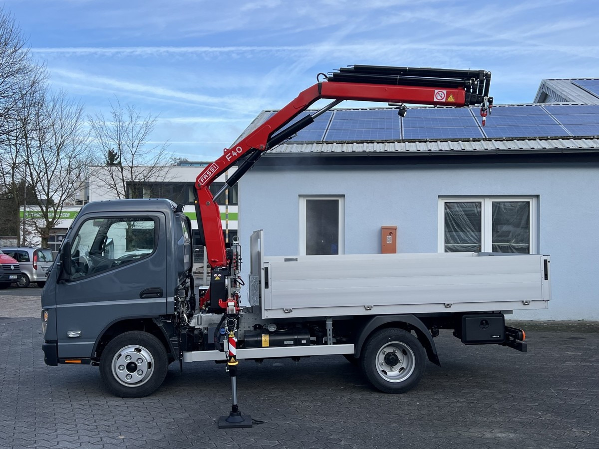 FUSO 6S15 Pritsche 3.0m Kran 4xhydr. Funk! - Crane truck, Dropside/ Flatbed truck: picture 3 FUSO 6S15 Pritsche 3.0m Kran 4xhydr. Funk! - Crane truck, Dropside/ Flatbed truck: picture 3