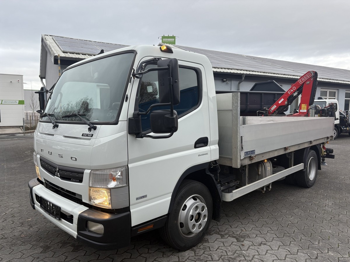FUSO FUSO 9C18 Canter Pritsche 3.8m Kran 2x hydr. - Open body delivery van: picture 3 FUSO FUSO 9C18 Canter Pritsche 3.8m Kran 2x hydr. - Open body delivery van: picture 3