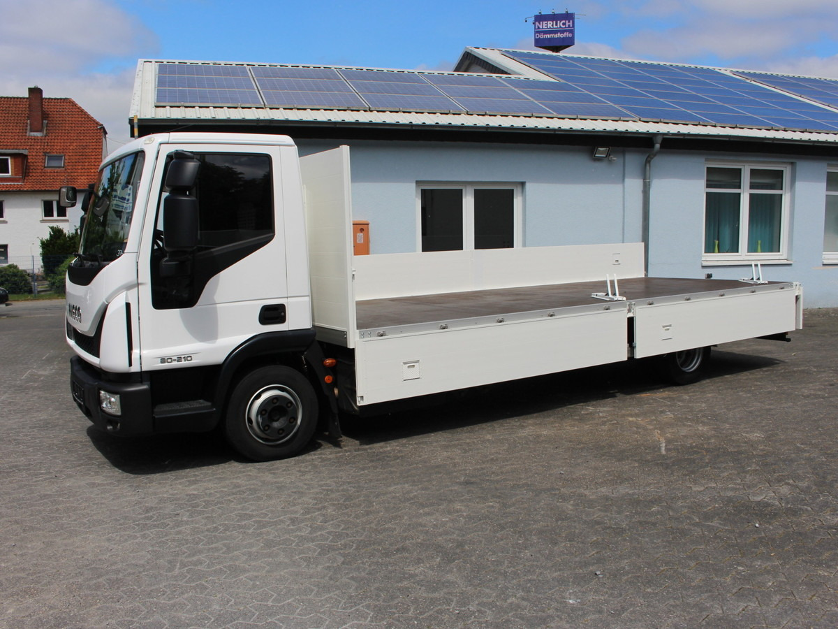 IVECO Euro Cargo 80E21 Alu Pritsche 6.10m! NEU AHK - Open body delivery van: picture 2 IVECO Euro Cargo 80E21 Alu Pritsche 6.10m! NEU AHK - Open body delivery van: picture 2