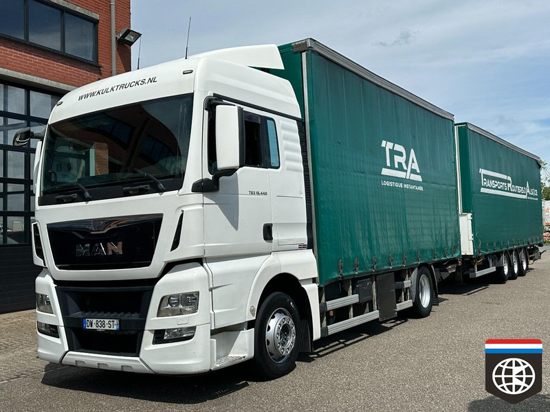 MAN TGX 18 440 NIGHT A/C - RETARDER - COMBI FREUHAUF - Curtainsider truck: picture 2 MAN TGX 18 440 NIGHT A/C - RETARDER - COMBI FREUHAUF - Curtainsider truck: picture 2