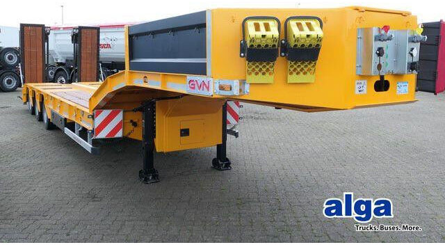 GVN 3GVN, Gelenkt, Hydr. Rampen, Luft-Lift - Low loader semi-trailer: picture 1 GVN 3GVN, Gelenkt, Hydr. Rampen, Luft-Lift - Low loader semi-trailer: picture 1